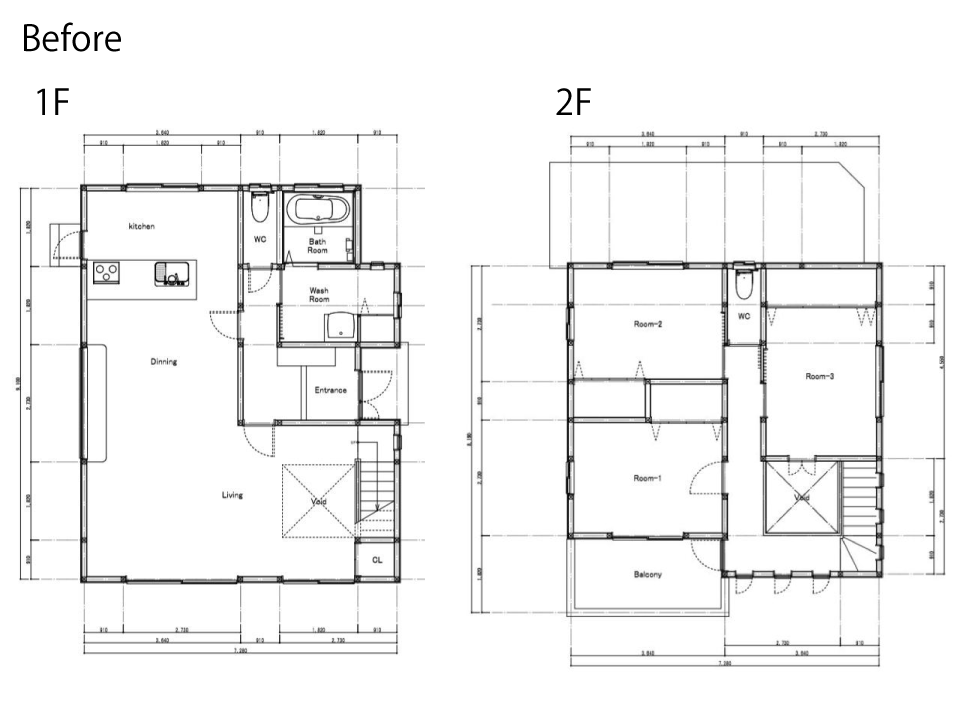 Ｆ様邸リノベーション図面